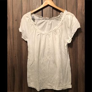 Loft Small white short sleeve t shirt